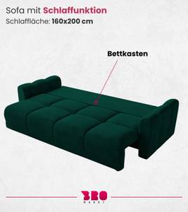 Sofa mit Schalffunktion NUBES Grün