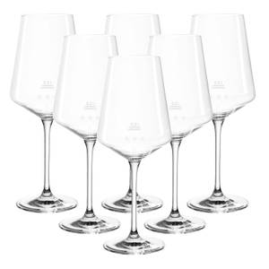 Weißweingläser geeicht Puccini 6er Set Glas - 10 x 22 x 10 cm