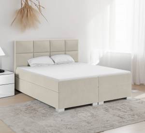 Boxspringbett Doppelbett Norseman Creme - Breite: 180 cm