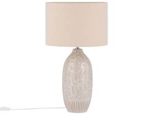 Lampe de table SALZA Beige - Céramique - 32 x 57 x 32 cm