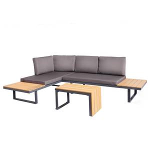 Sitzgruppe IBIZA MODULAR LOUNGE Grau - Textil - 250 x 80 x 180 cm