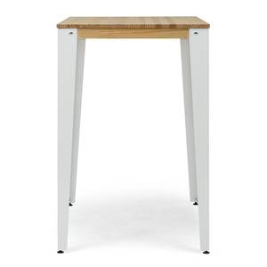 Table Mange debout Lunds 60X110 BL-NA Blanc