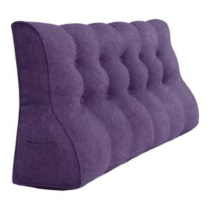 Oreiller cunéiforme ergonomique Mauve - Largeur : 160 cm