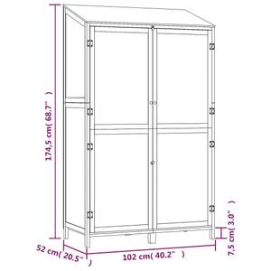 Gartenhaus 3013626 Braun - 102 x 174 cm