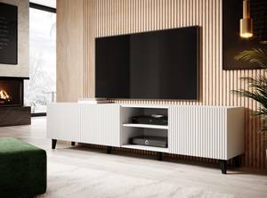 Meuble TV PAFOS 200x40x52 Blanc