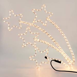 Étoile filante LED 216 LED blanc chaud Blanc - Matière plastique - 5 x 73 x 53 cm