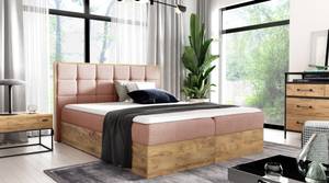 Boxspringbett ZONNI Pink - Breite: 210 cm