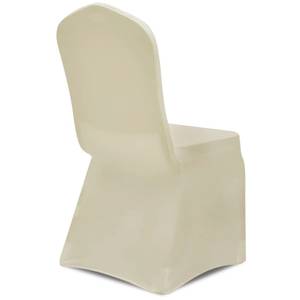 Housse de chaise(lot de 100) 294197 Blanc crème