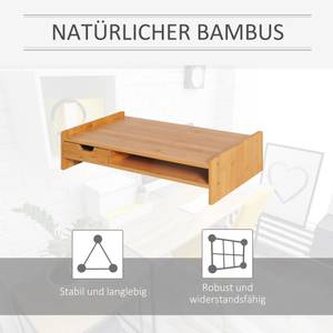 Monitorständer 920-042 Braun - Bambus - 26 x 12 x 49 cm