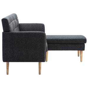 L-förmiges Sofa 296124 Grau - Holzwerkstoff - Textil - 138 x 82 x 172 cm