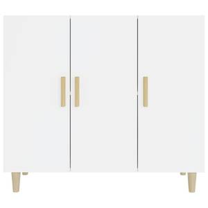 Sideboard DE5812 Weiß - Holzwerkstoff - 90 x 80 x 34 cm