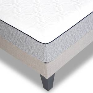 Matelas Amboise Blanc - Textile - 90 x 24 x 190 cm