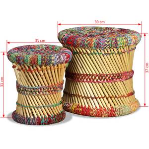 Hocker 299399 (2er Set) Multicolor