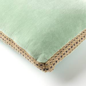 Housse de coussin Manoe Vert clair - 45 x 45 x 45 cm