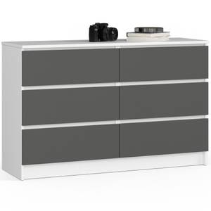 Commode K120 6S CLP Graphite - Gris - Blanc