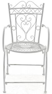 Chaises de jardin Sheela Lot de 2 Blanc