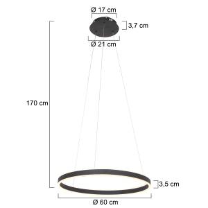 Lampe suspendue Ringlux 60 x 50 x 60 cm