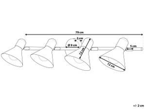 Deckenlampen MERSEY 79 x 12 cm