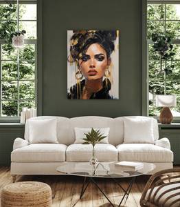 Image PORTRAIT De Femme Style Glamour 70 x 100 x 100 cm