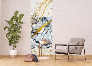 affiche motif figurativ Bleu - Fibres naturelles - Textile - 90 x 270 x 270 cm