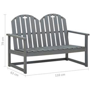 Banc de jardin 3005024 Gris