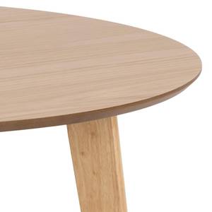 Table à manger Roxby Marron - En partie en bois massif - 105 x 76 x 105 cm