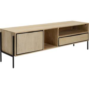 Meuble TV Modena Marron - Bois massif - 160 x 40 x 45 cm