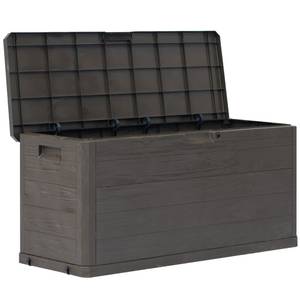 Garten-Aufbewahrungsbox Braun - Kunststoff - 45 x 56 x 117 cm