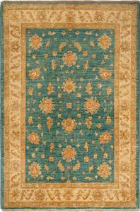 Tapis Ziegler LII Bleu - Textile - 123 x 1 x 187 cm