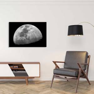 Tableau paysage La lune 90 x 60 cm - Métal