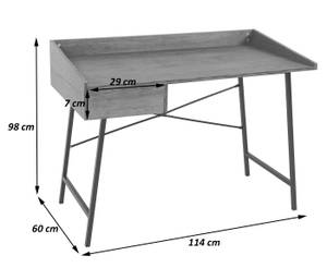 Bureau J97 structure 3D Marron