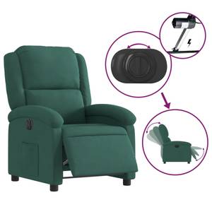 Fauteuil inclinable électrique 3032268-4 Vert foncé