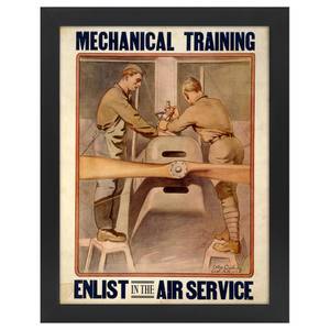 Bilderrahmen Poster Mechanical Training Schwarz