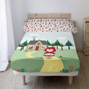 Red riding hood Bettlaken-set Textil - 1 x 160 x 270 cm