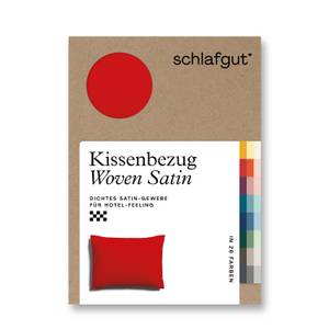 Kissenbezug Woven Satin Rot - 70 x 4 x 90 cm