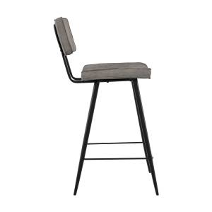 Tabouret de bar Texas (Lot de 2) Gris