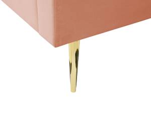 Doppelbett MARVILLE Gold - Pfirsich - Pink - Breite: 162 cm