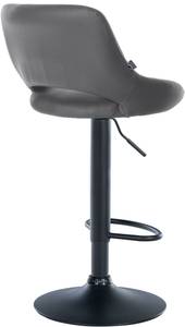 Tabouret de bar Milet Lot de 2 Gris