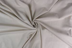 Flanell-Spannbettlaken Soft Uni Creme - Breite: 140 cm