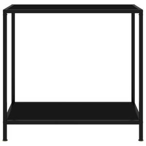 Konsolentisch 3005124-2 Schwarz - Glas - Metall - 35 x 75 x 80 cm