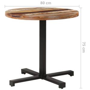 Bistrotisch 3004436-6 Braun - Holzwerkstoff - Massivholz - 80 x 75 x 80 cm