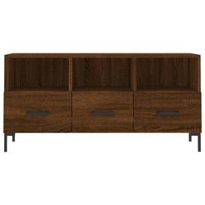 TV-Schrank D501 Eiche Schwarzbraun Dekor