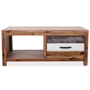 Couchtisch 246043 Braun - Holzwerkstoff - Massivholz - Holzart/Dekor - 90 x 38 x 50 cm