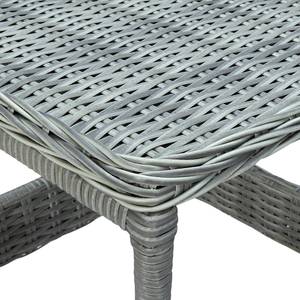 Gartentisch 3004819 Grau - Kunststoff - Polyrattan - 45 x 47 x 45 cm