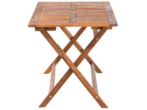 Table pliable CENTO Marron - Bois massif - 140 x 74 x 75 cm