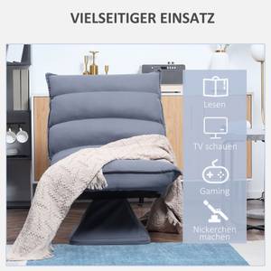 Bodensofa Bodenstuhl 839-430V00GY Glas Grau