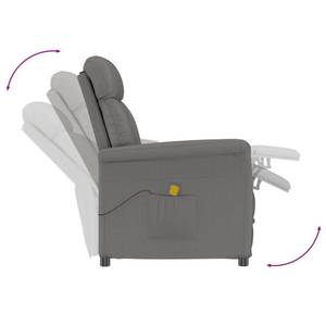 Fauteuil de massage 3003319 Gris - Métal - Textile - 71 x 95 x 97 cm