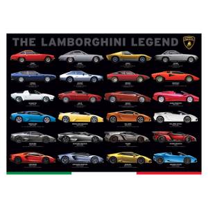 Puzzle Die Lamborghini Legende Papier - 26 x 6 x 36 cm