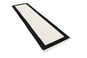 Tapis de passage Darya CDXLVI Noir - Textile - 79 x 1 x 307 cm