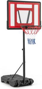 Basketballkorb EB50324DQDE Rot - Metall - 46 x 14 x 76 cm